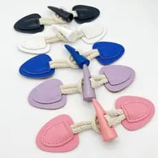 Botão de couro chifre botão couro casaco camisola blusão casaco de lã botão de couro colorido botão de couro acessórios