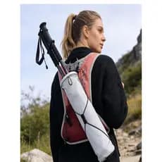 Saco de armazenamento de pólo de Trekking ao ar livre portátil dobrável saco de bengala das mulheres dos homens esportes