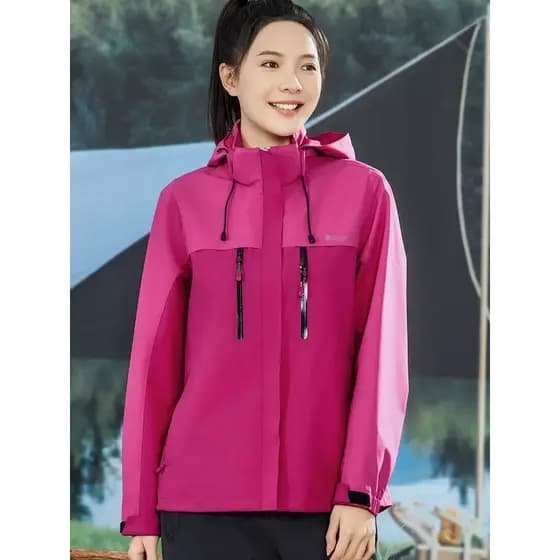 Jieke lobo rei roupas ao ar livre jaqueta feminina 2025 primavera outono estilo fino blusão jaqueta caminhadas jaqueta