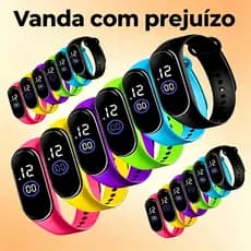 Atacado [M4] Kit 100/150/200 unidades Relógio Esporte Led à prova d'agua unissex aleatório