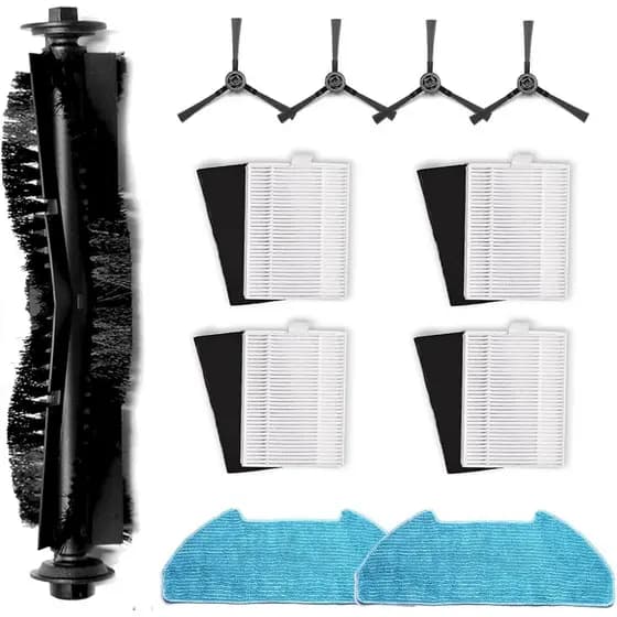 Kit de 11 Peças de Reposição para Robô Aspirador com Esvaziamento Automático Dustin/Bobsweep Pet24-7-913, para Robô Aspi