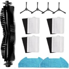 Kit de 11 Peças de Reposição para Robô Aspirador com Esvaziamento Automático Dustin/Bobsweep Pet24-7-913, para Robô Aspi