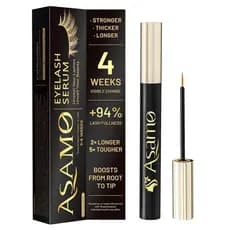 Sérum para Crescimento de Cílios – Potenciador Natural de Cílios com 15 Extratos Vegetais para Cílios Mais Longos, Mais