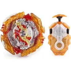 Battling Tops Burst B-205 Spriggan Ultimate Valkryrie BU Booster com Lançador de Bey Blades de Giro Direito/Esquerdo, Br