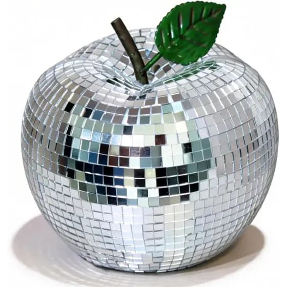 Decoração de Bola de Espelhos em Forma de Maçã para o Dia dos Namorados - Decoração de Casa em Forma de Maçã para Festas