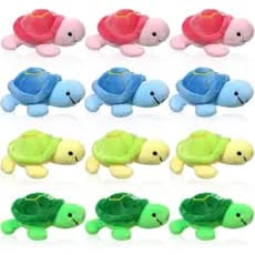 Sratte 12 Peças Mini Tartaruga de Pelúcia, Brinquedos de Pelúcia Macios de Pequenas Tartarugas Marinhas para Adultos, De