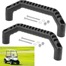 2 Peças de Alças Superiores Compatíveis com Todos os Toldos de Teto Double-Take para Carrinhos de Golfe e Teto DoubleTak