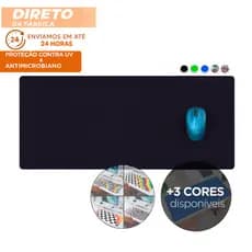 Mousepad Grande 80x30 Deskpad Antiderrapante Computador Notebook Mouse Pad Grande RGB