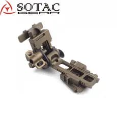 [Recomendação de Super guerra] SOTAC Alpha Hollow Style Suporte para capacete ultraleve oxidação dura