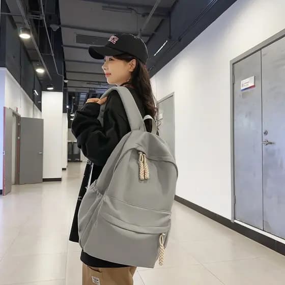 Contador francês CsagKsag júnior estudante do ensino médio mochila feminina 2025 novo estilo estudante da escola primári