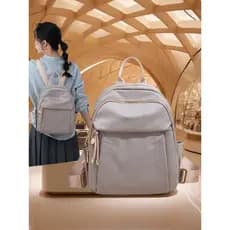 França MKDN mochila feminina 2025 outono inverno novo estilo leve mochila de viagem feminina Commuter estudante mochila