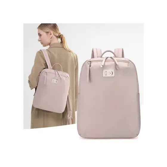 CsagKsag novo estilo Commuter computador saco versão coreana simples leve mochila feminina grande capacidade Oxford gira