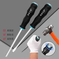 Pode conjunto de chave de fenda de rosca de percussão Super duro grau Industrial Phillips boca plana tipo flor grande pa