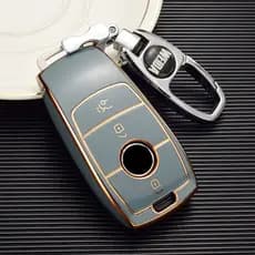 Capa para chave Benz Classe C Classe E GLC300L/C260L/e300l/E260 Chaveiro Capa protetora para carro feminina
