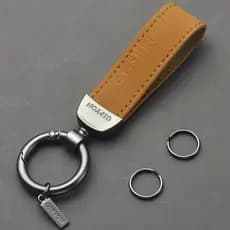 Chaveiro de carro de camurça masculino High-End simples chaveiro feminino adequado para Mercedes-Benz BMW Toyota chave c