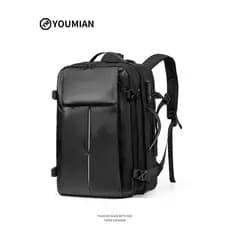 You youmian Mochila multifuncional de grande capacidade masculina, mochila de viagem de negócios, bolsa de computador de