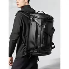 Mochila masculina de grande capacidade, bolsa multifuncional para computador ao ar livre, separação seca e molhada, espo