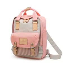 NX Donut Versão Donut Pequena Bolsa Feminina Leve Mini Bolsa Escolar Estudante Moda Mini Mochila