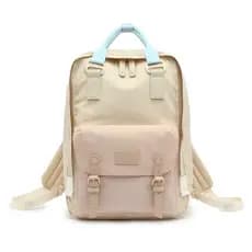 NX Donut Genuíno Donut Mochila Grande Capacidade Estudante Bolsa Escolar Versão Coreana Lona Estilo Preppy Mochila
