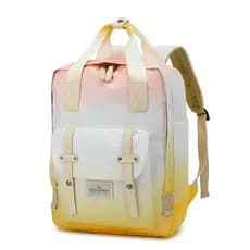 NX Donut Nova Versão Donut Mochila Feminina Estudante Bolsa Escolar Junior High School Travel Casal Mochila de Computado