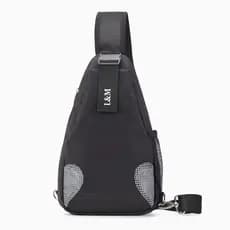 L & M2020 na moda saco de peito masculino bolsa de ombro mensageiro masculino feminino estudante Casual moda peito peque