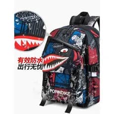 Estudantes do ensino fundamental mochila meninos grau 1-3-6 crianças 6-12 anos de idade grande capacidade leve mochila m