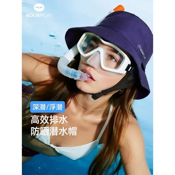 Aquaplay aquaplay Surf boné de mergulho protetor solar mergulho chapelaria rosto Gini balde chapéu mergulho bandana