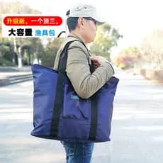 Bolsa de equipamento de pesca dedicada de grande capacidade à prova d'água multifuncional bolsa de armazenamento de pesc