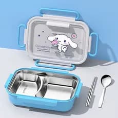 Yugui Dog Lunch Box 316 Estudante de aço inoxidável com tampa Trabalhando com arroz Caixa de micro-ondas Lancheira compa