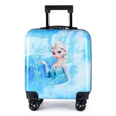 Princesa elsa mala infantil pode montar elsa trole caso menina roda Universal 60cm mala pode placa