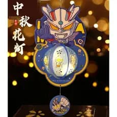 Ultraman lanterna Festival lanterna portátil dos desenhos animados criativo lanterna menino brinquedo luminoso Superman