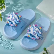 Yugui Dog Chinelos Infantis Casa Verão Interior Diversão Menina Ano do Cavalo Sanrio Roda Gigante Autorizado Flip-F