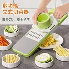 Multifuncional ferramenta útil de corte vegetal triturador doméstico cozinha inserção vegetal batata triturador ralador