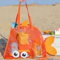 Japão saco de praia de grande capacidade areia escavação brinquedo saco de armazenamento beira-mar viajar à beira-mar po