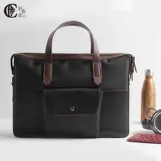 Bolsa masculina maleta bolsa mensageiro simples Casual negócios grande capacidade lona computador mão