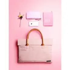Pasta feminina moda grande capacidade lona temperamento Commuter versão coreana profissional arquivo de escritório bolsa