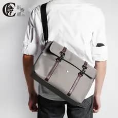 Bolsa de ombro masculina bolsa mensageiro Diagonal grande capacidade Casual maleta de negócios esportes na moda mochila