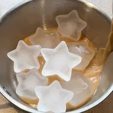 Estrela bandeja de gelo cubo de gelo molde de Silicone de grau alimentício caixa de gelo doméstica café leite chá diy fe