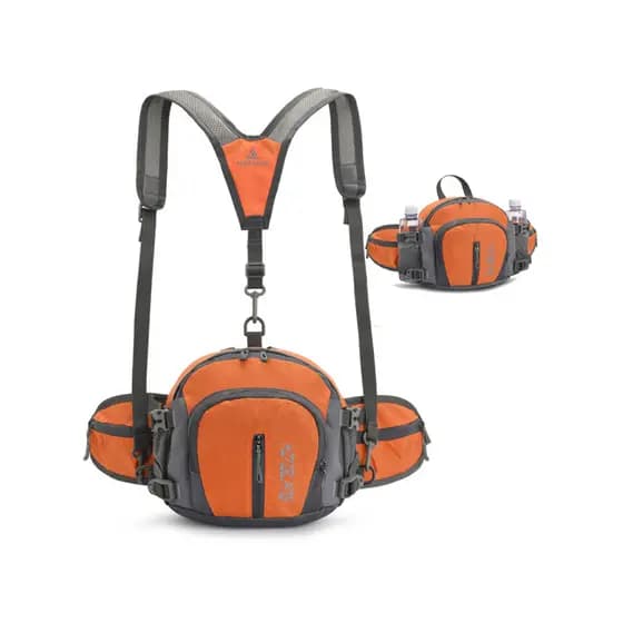 Nova moda de viagem das mulheres dos homens ao ar livre cintura saco montanhismo ciclismo multifuncional mochila esporte