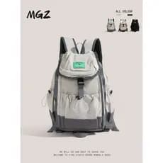 Mochila feminina 2025 novo estilo caminhadas ao ar livre menino mochila grande capacidade leve saco de computador de via