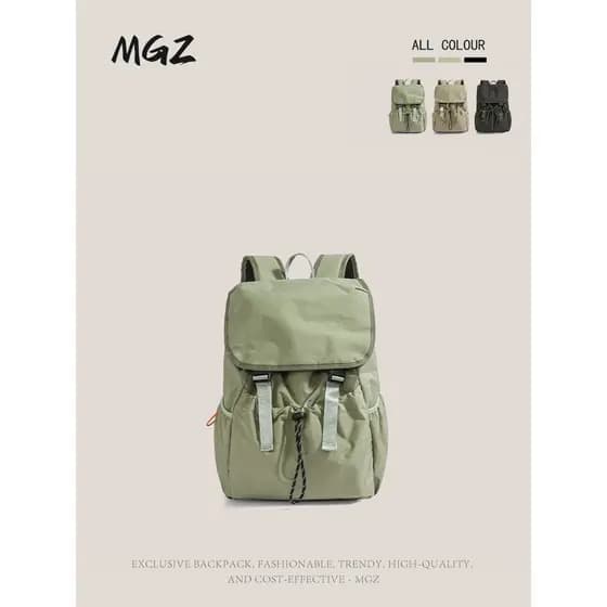 MGZ novo estilo cordão montanhismo mochila leve masculino feminino estudantes universitários viagem ao ar livre Commuter