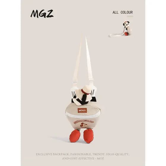 MGZ bonito Mickey boneca saco feminino novo estilo Super quente moda All-Match Commuter um ombro cruz-corpo saco do tele