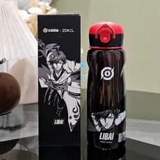 King Glory Co-Branded Copo de Água Estudante Beber Direto Copo Esportivo Menino Portátil Copo de Beber Direto Periférico