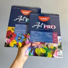 Exportado para a Europa!Bobina portátil espessada 300g papel de desenho 15 folhas aquarela acrílica pintura a óleo Sketc