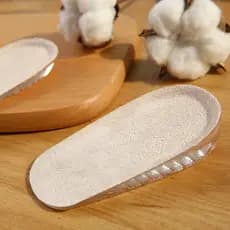 Torne-se maior em segundos Pernas longas!Palmilha de calcanhar de borracha macia com aumento interno invisível, palmilha
