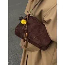 Japão Japão Japão Japão ≈Revestimento 2026 Outono Inverno Novo Estilo Moda Commuter Casual Bolsa Quadrada Pequena Portát