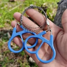 Serra de corda de fio de alta qualidade portátil leve ao ar livre multiuso corrente de serra de fio puxada à mão vida út