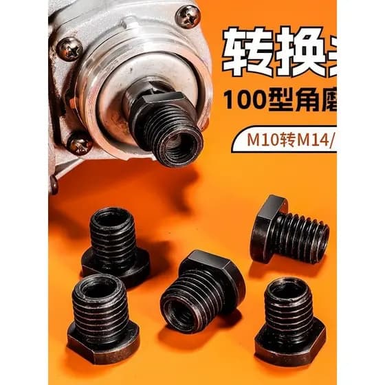 Alemão de alta qualidade 100 tipo moedor de ângulo modificado cabeça de conversão alta dureza m10 a m14 adaptador de moe