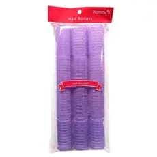 Modeladores de cabelo de tamanho médio, multicoloridos, ferramentas de modelagem de cabelo autoadesivas de plástico nylo