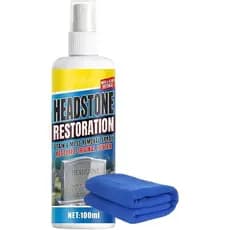 Kit de restauração de lápides, limpador seguro para restauração de lápides, adequado para lápides e monumentos, remove e